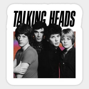 Vintage Talking Heads Sticker